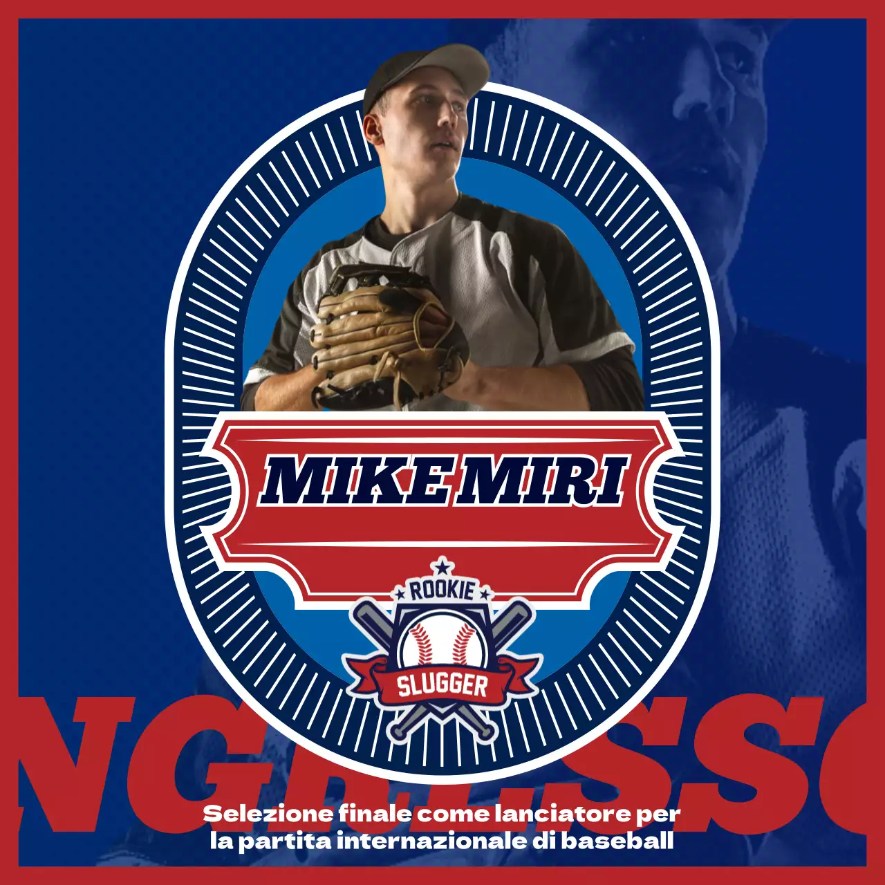 Promuovere le selezioni finali di baseball dei rossoblù