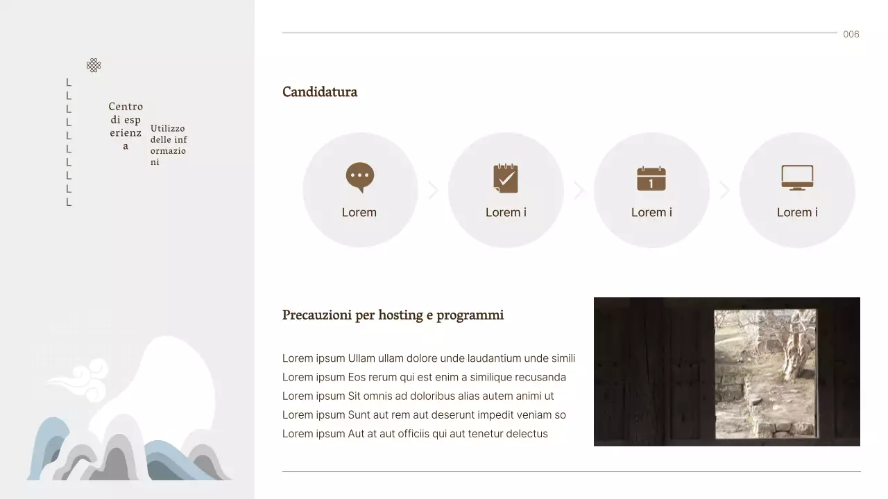 Una guida all'esperienza tradizionale utilizzando il colore marrone delle icone coreane