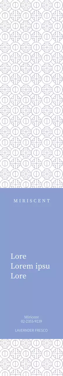 Confezione regalo per diffusore con sfondo blu