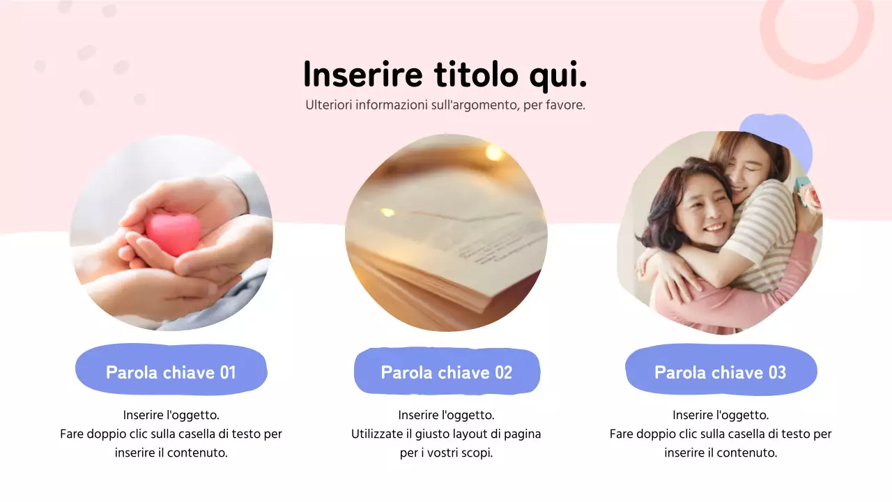 Presentazioni dall'aspetto pastello e vaporoso