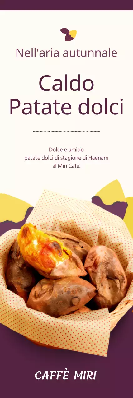 Una guida al nuovo menu autunnale, semplice e carino in avorio e viola