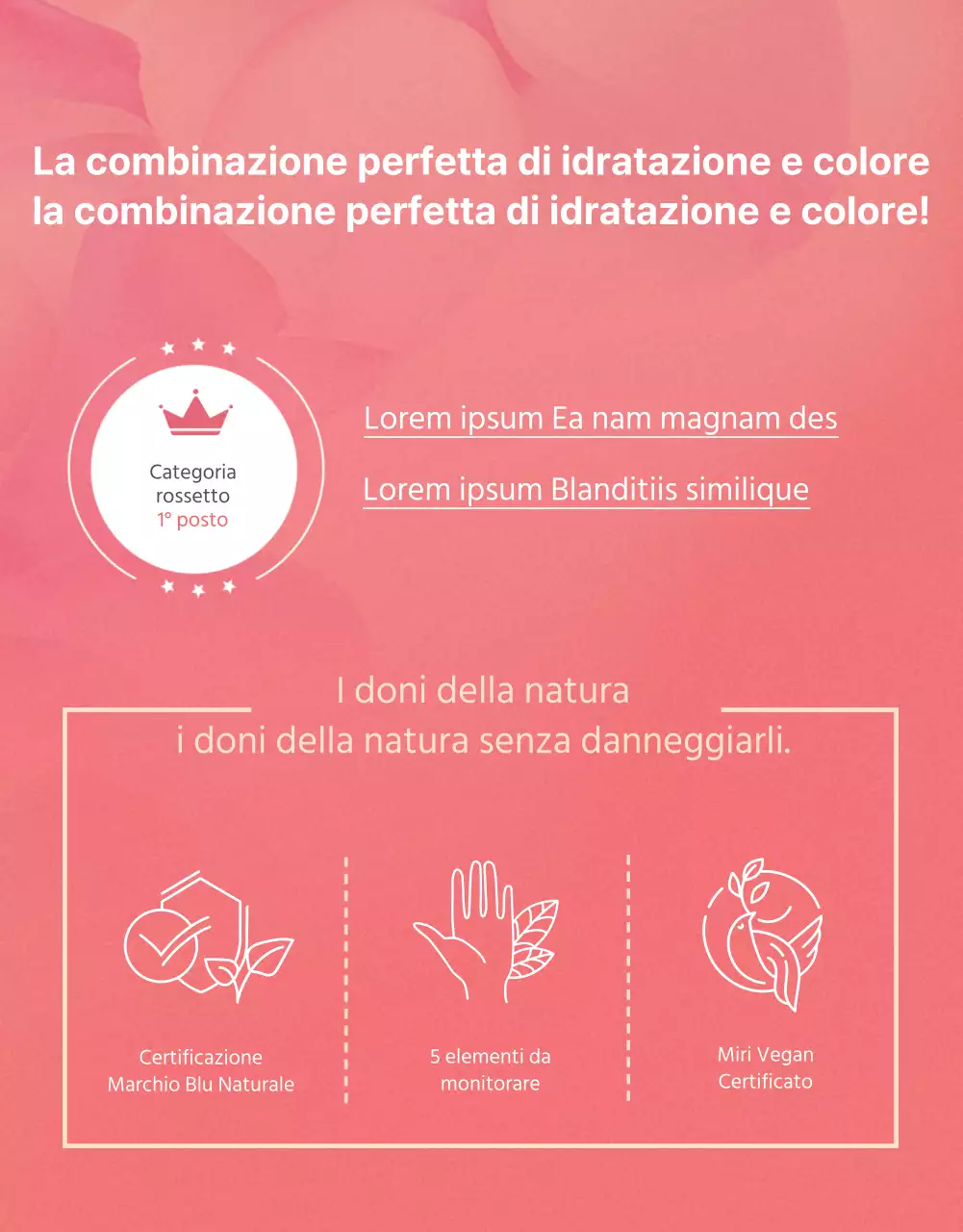 Vi presentiamo un rossetto rosa fresco e luminoso