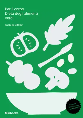 verde illustrazione carina cibo verde dieta