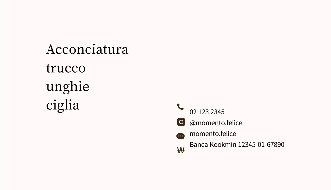 Mauve Avorio Bellezza semplice delle lettere