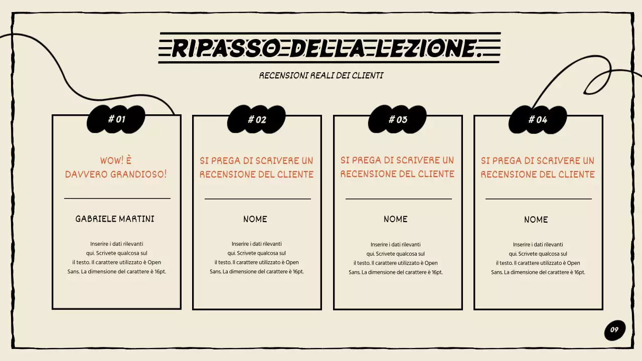 Portafoglio compositore in arancione e nero