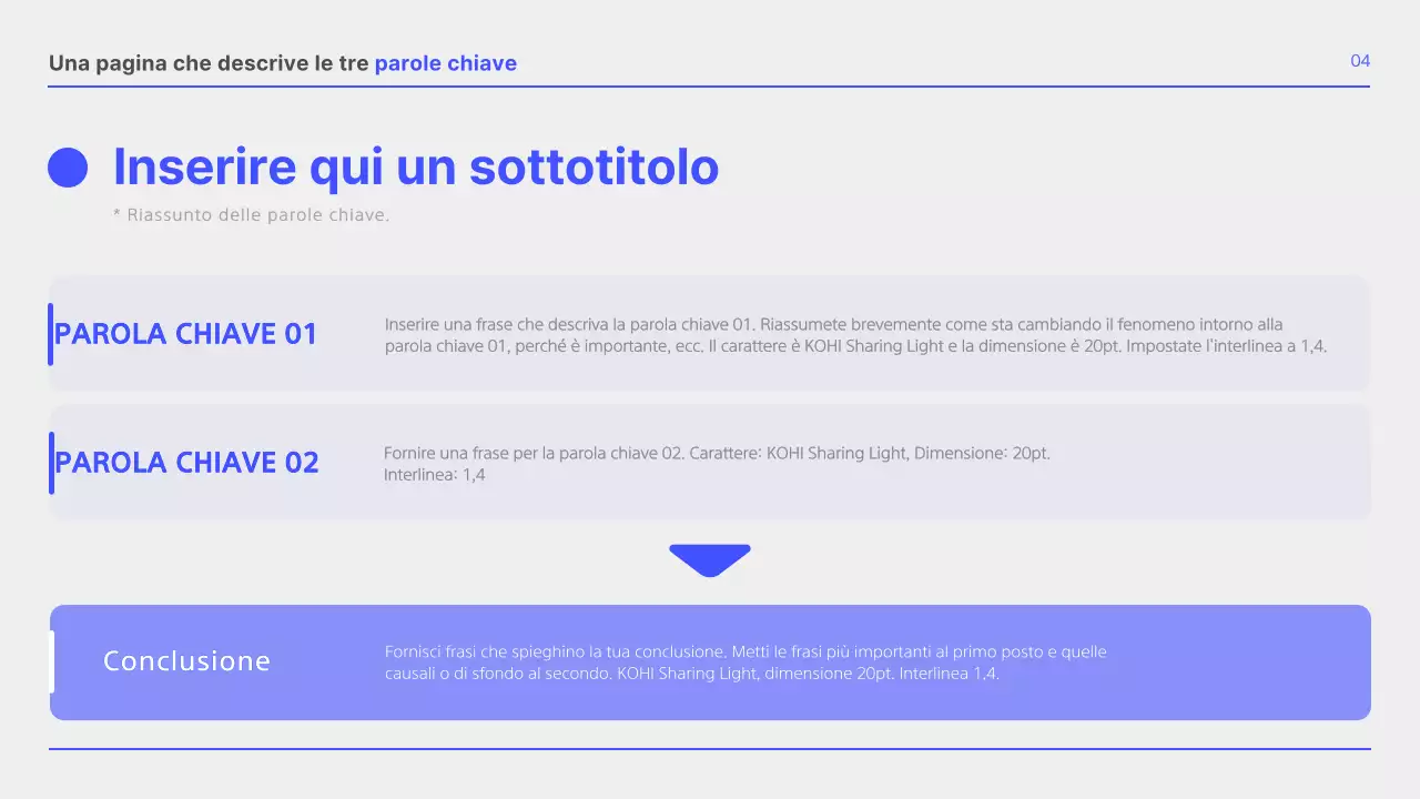 Semplice rapporto di layout aziendale in bianco e blu