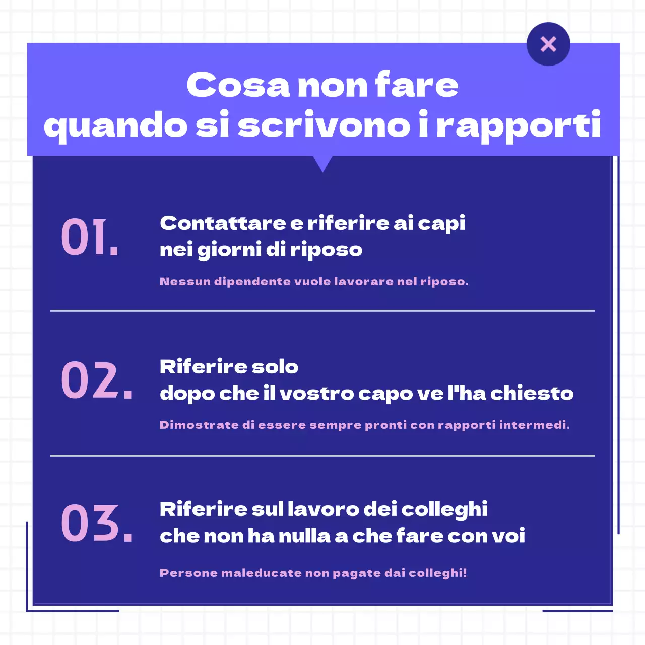 Carta della vita lavorativa blu e rosa notizie