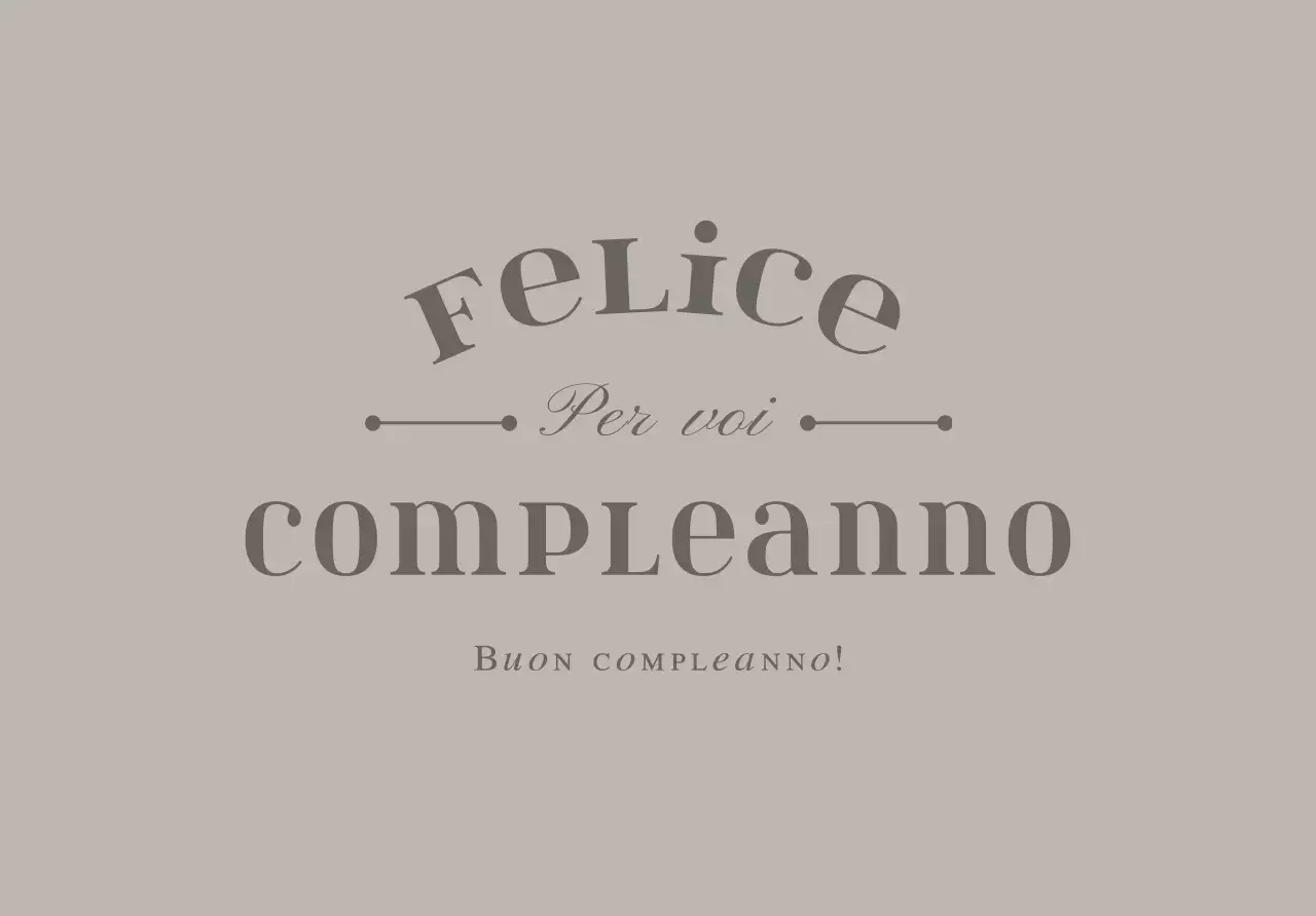 Busta per cartolina di compleanno con testo e illustrazione al tratto