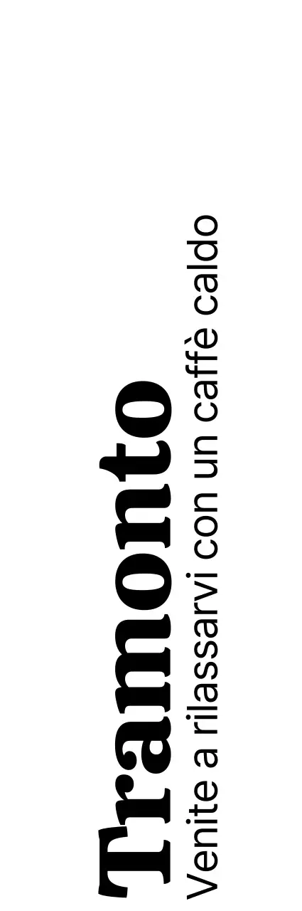 Merce con un semplice testo in inglese in nero e una semplice illustrazione a raggiera.