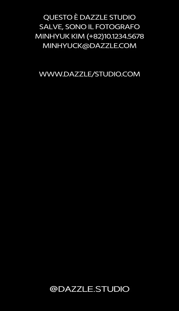 Un logo semplice e alla moda in bianco e nero Note del fotografo