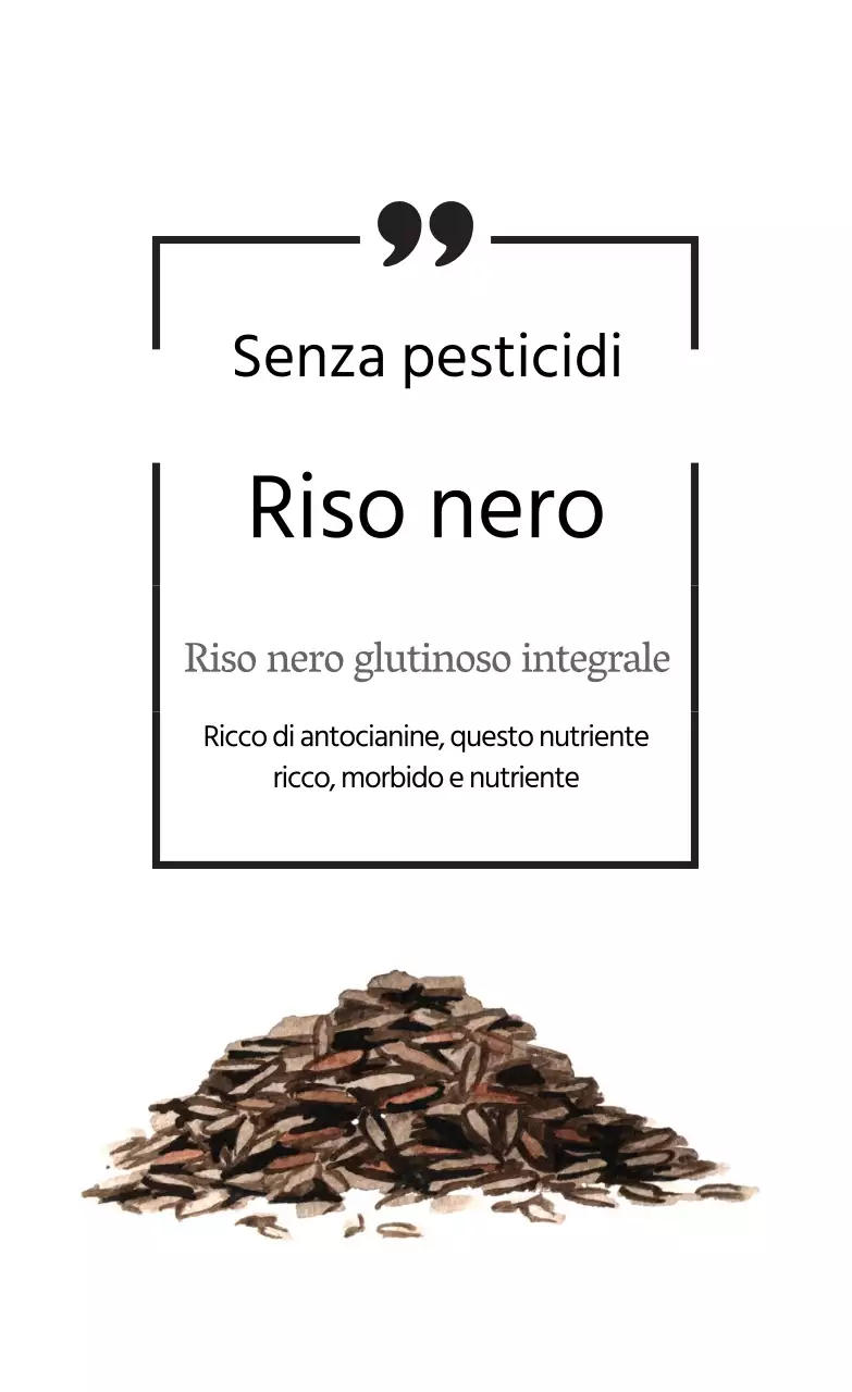 Etichetta semplice di prodotto agricolo a linea bianca