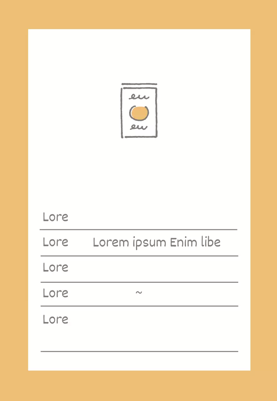 icona gialla semplice data di scadenza degli alimenti