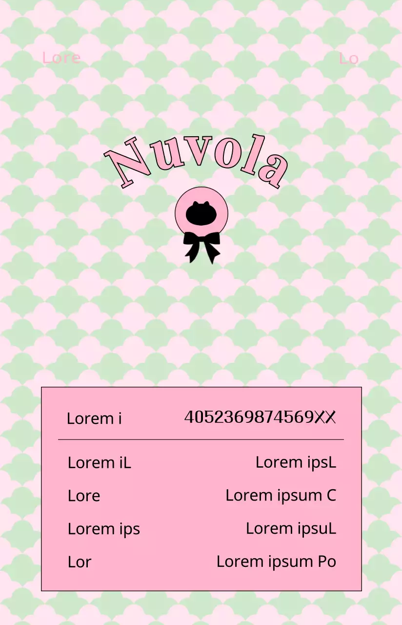 Una cornice rotonda e lussuosa con una foto colorata del vostro animale domestico.