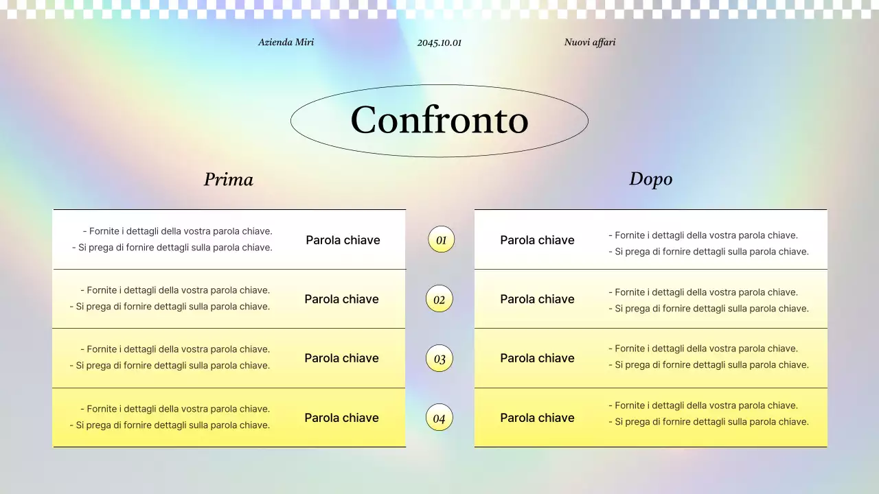 Proposta di progetto commerciale kitsch in giallo