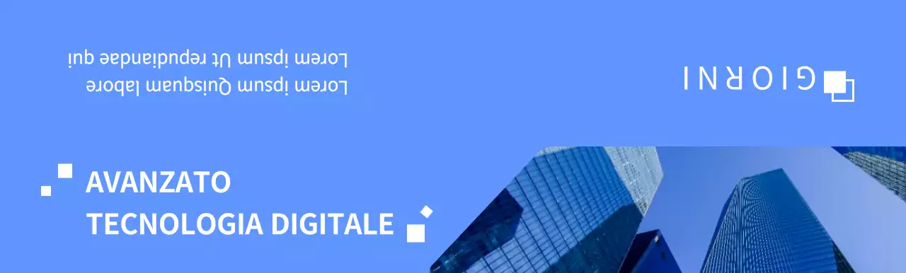 Concetto aziendale globale in blu