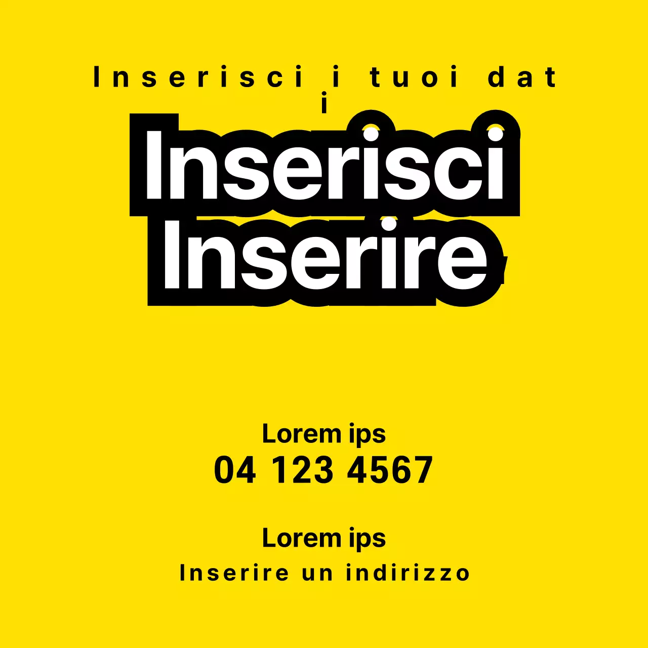 Inserire
