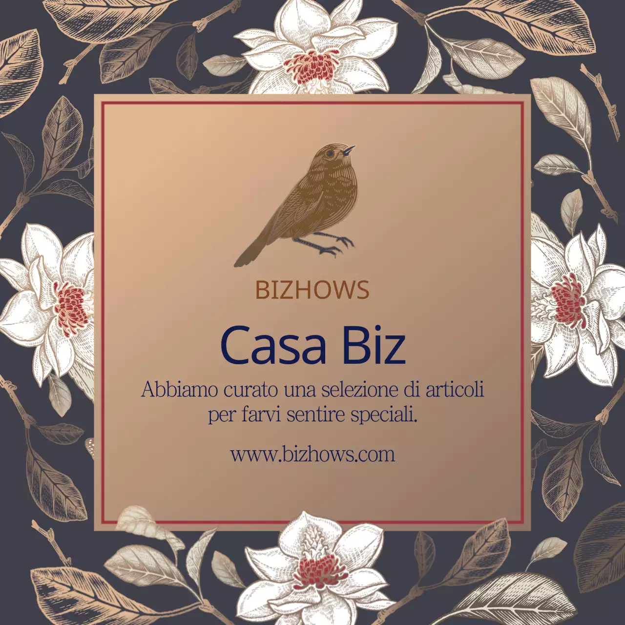 Etichette del marchio di fiori