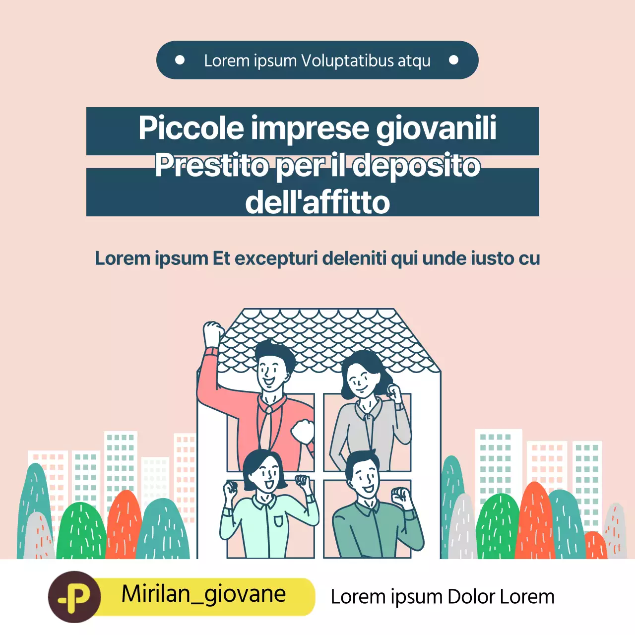 Casa Rosa Illustrazione del deposito Guida al prestito