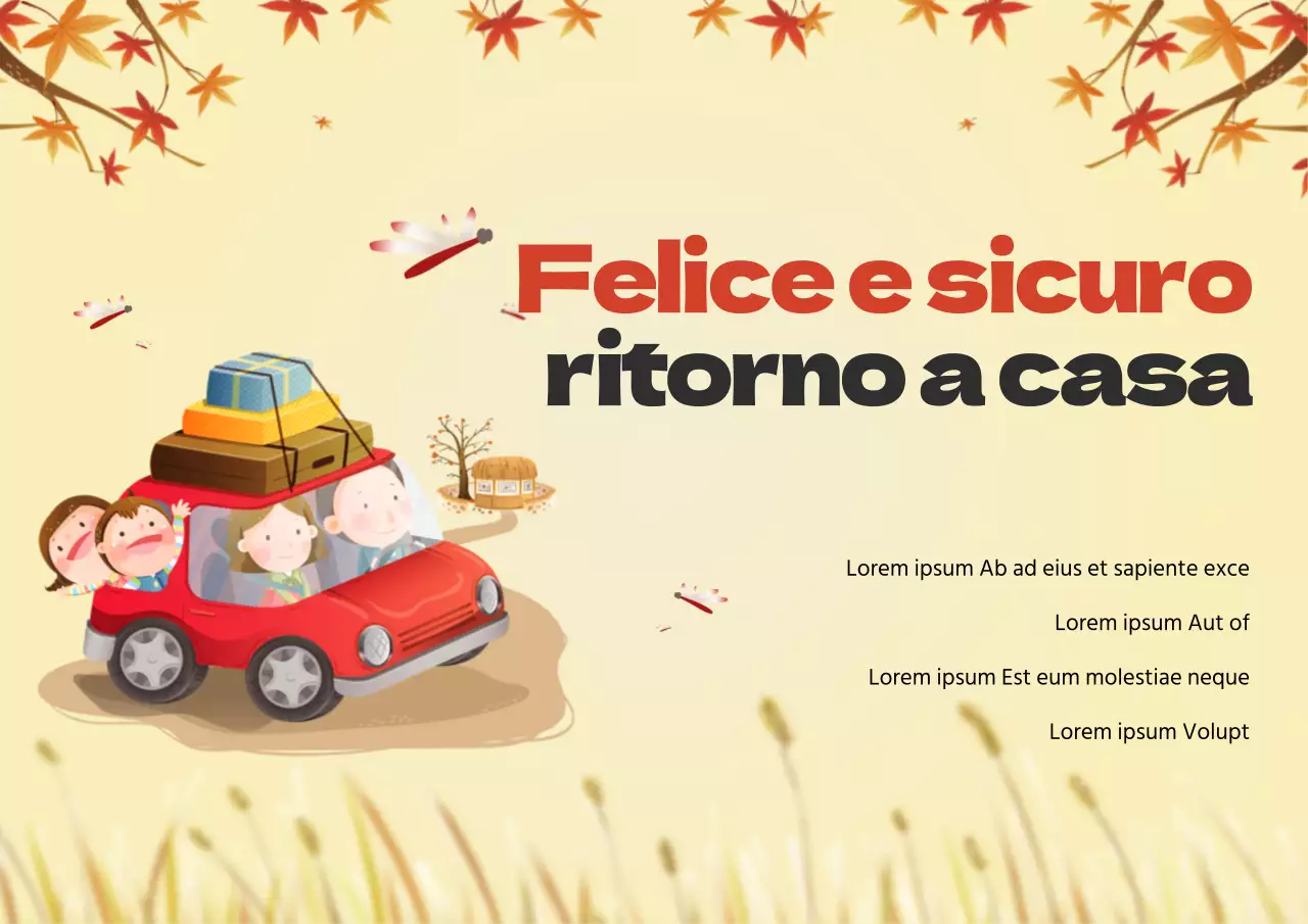 Buon viaggio di ritorno