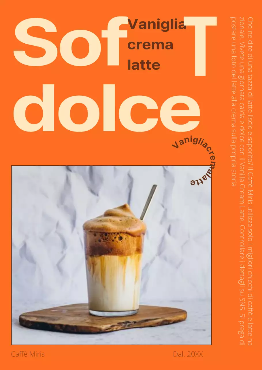 Cornice arancione per l'evidenziazione del testo