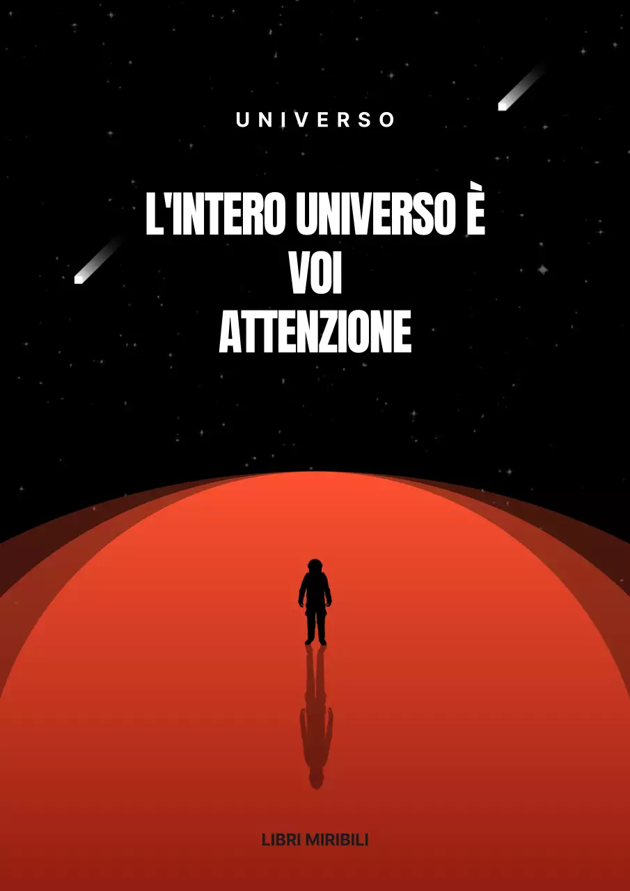 Copertina semplice in nero e rosso