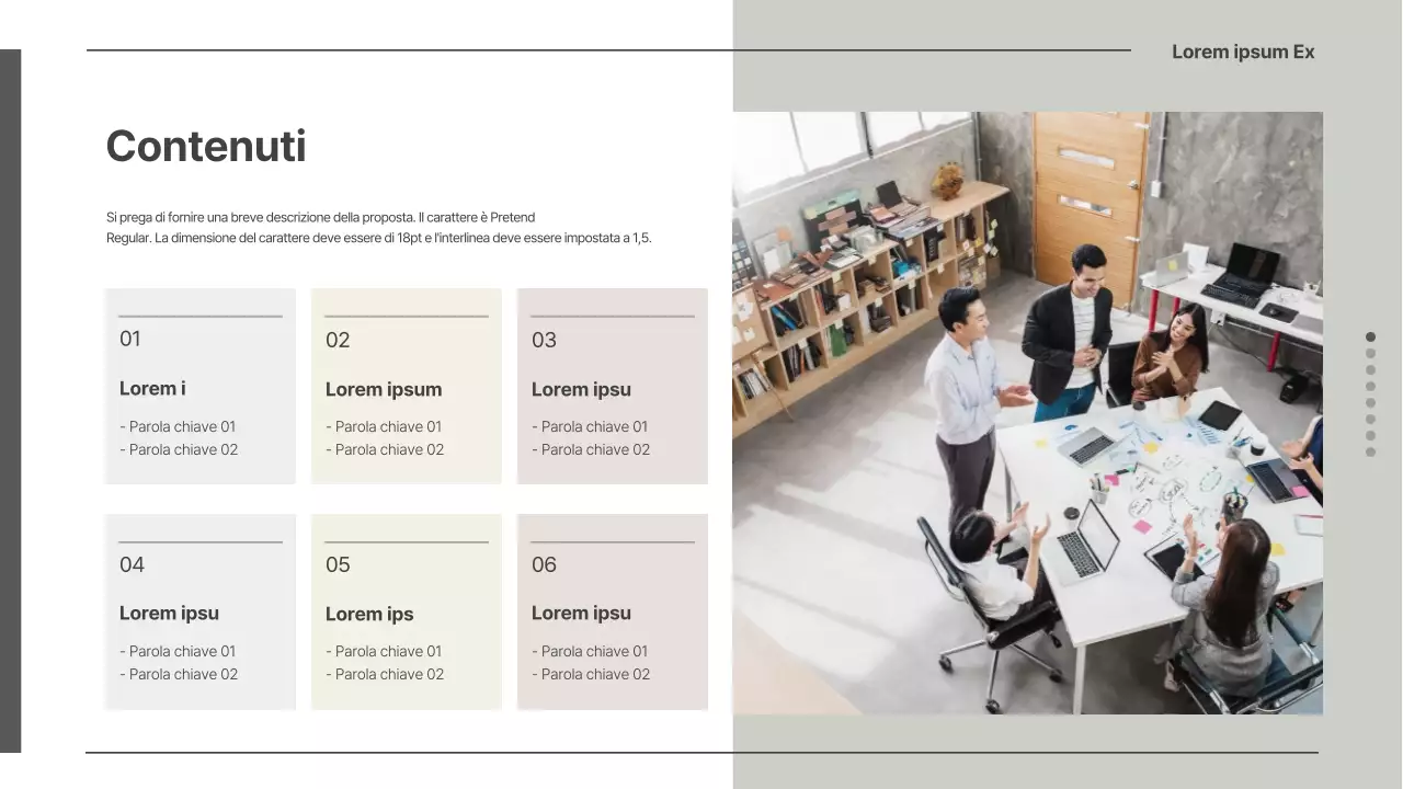 Proposta di lezione MBTI aziendale in beige chiaro e verde