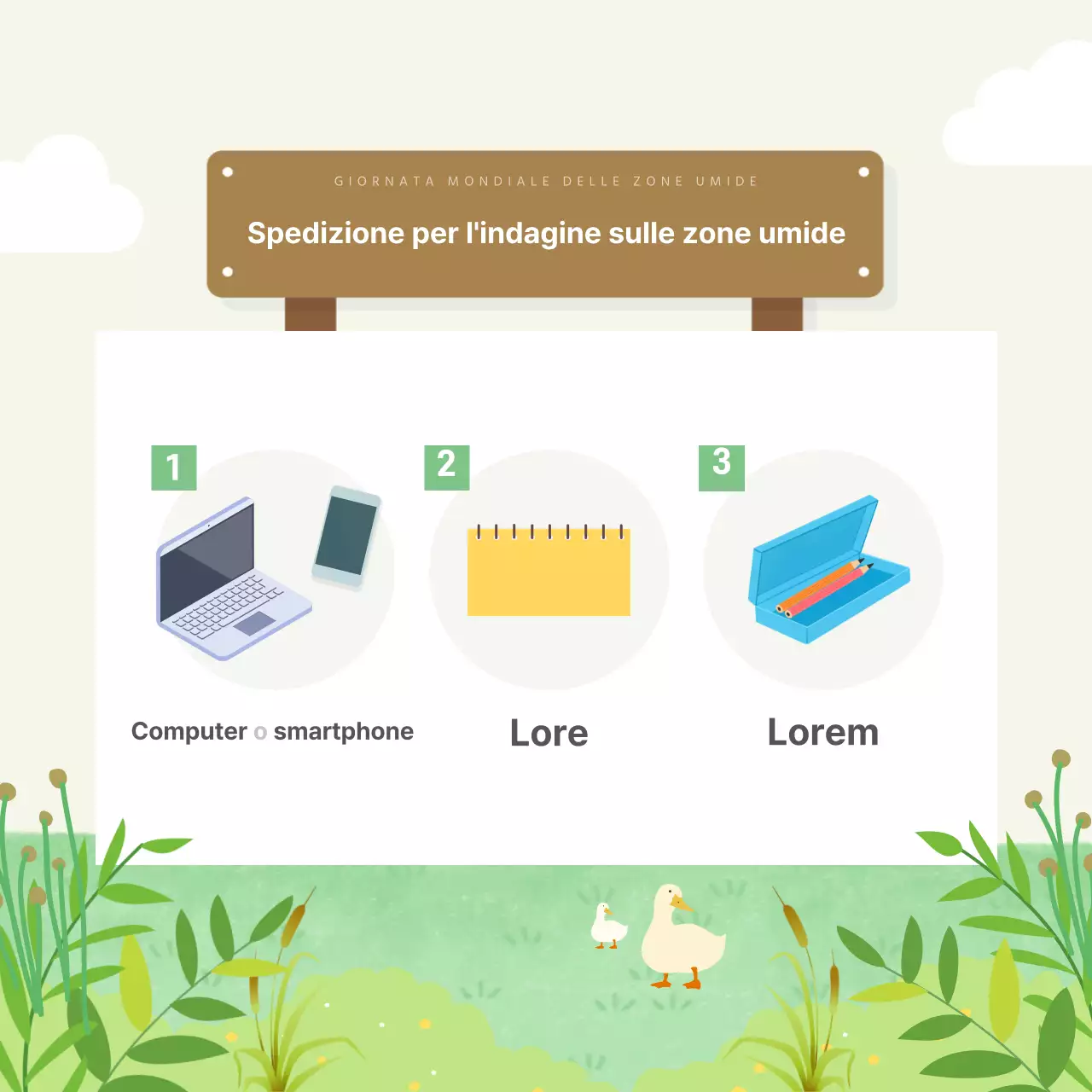 Ducasse Giornata mondiale delle zone umide CardNews Design