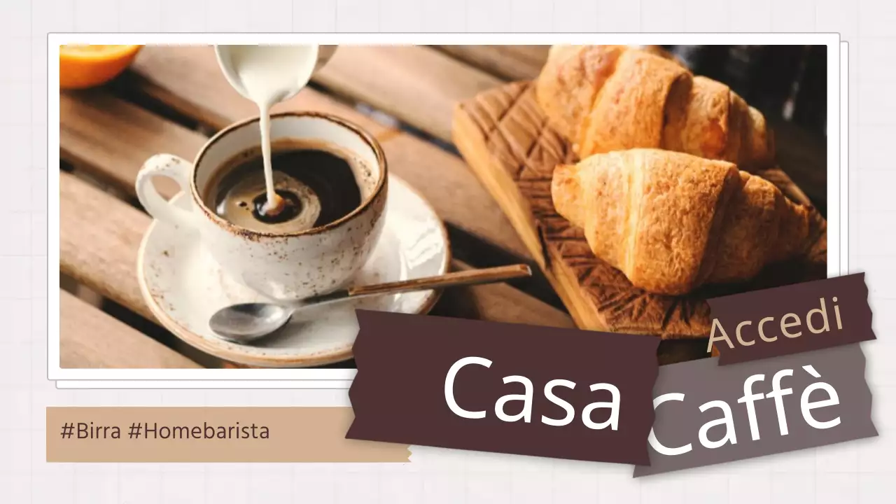 Vlog del caffè di casa