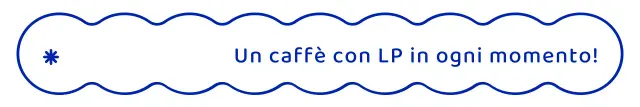 Forme semplici e pulite di nuvole in blu marino abbinate a un testo emozionale per un caffè elegante