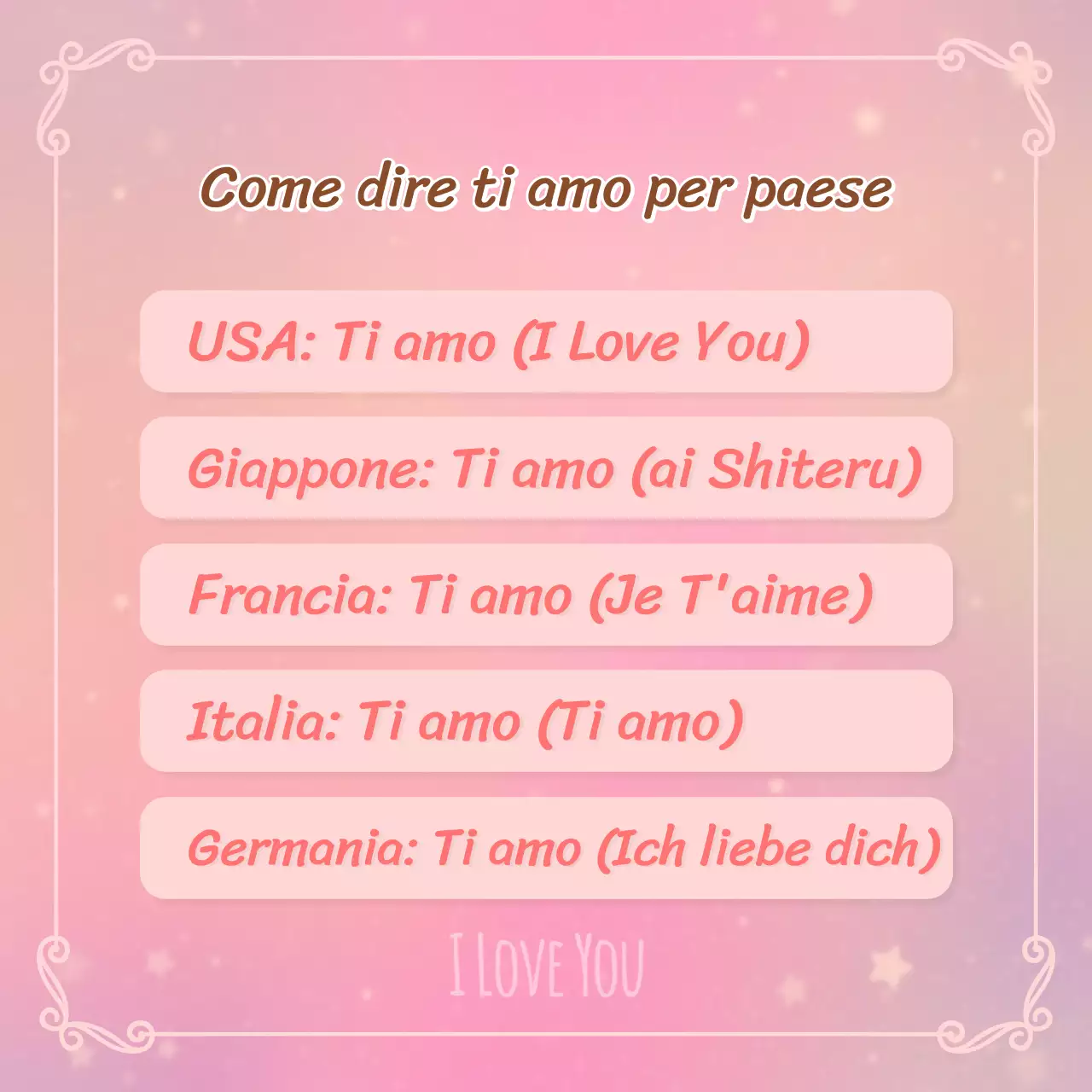 Biglietto di San Valentino per gli innamorati con sfondo rosaNews