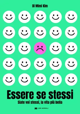 Copertina di un libro di auto-aiuto in stile pop art verde