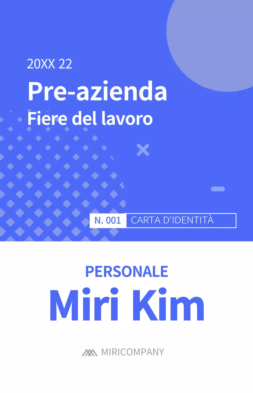 Credenziali semplici per le parti interessate con diversi concetti di forma