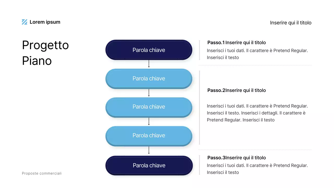 Kit di stile UX UI con sensazione tridimensionale in blu chiaro e blu navy