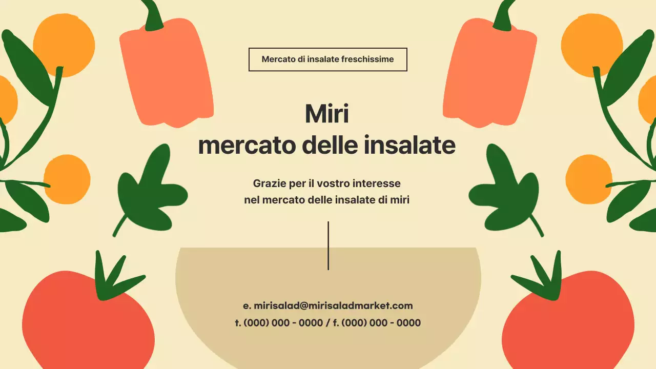 Guida all'accordo di filiale del marchio Beige's Salad