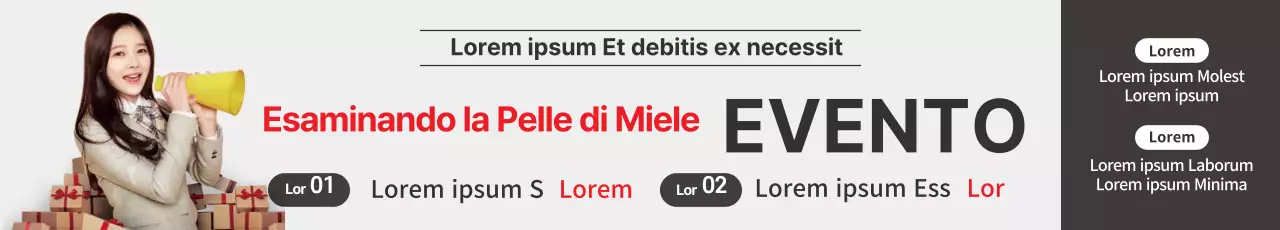 Rosso Grigio Fotografia Evento SATs Promozione Dermatologia