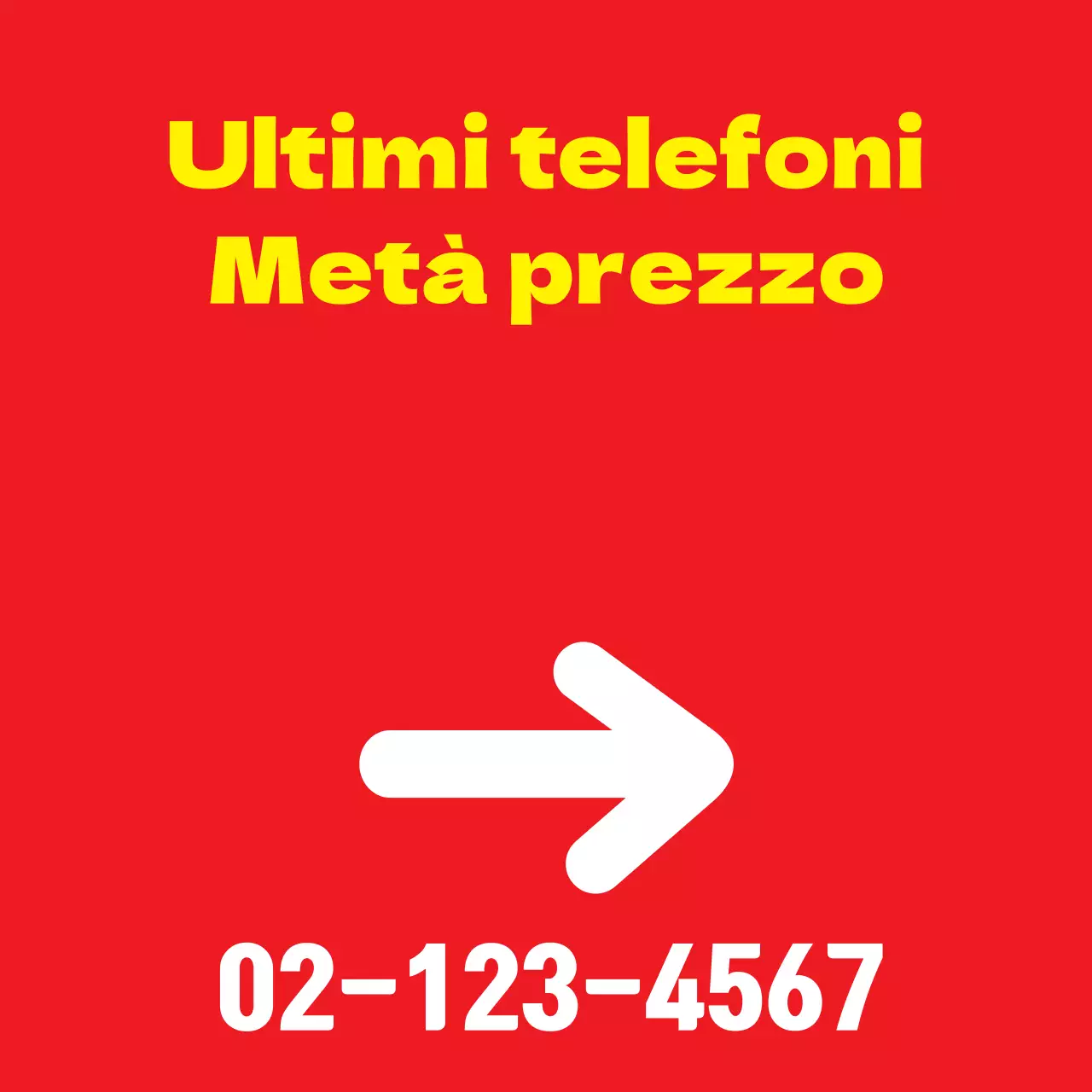 Rivenditore di telefoni cellulari/Banner quadrato