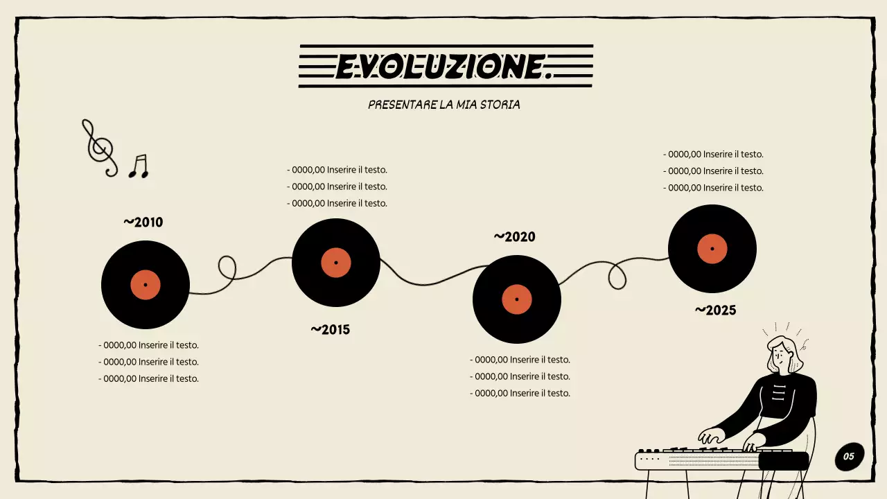 Portafoglio compositore in arancione e nero