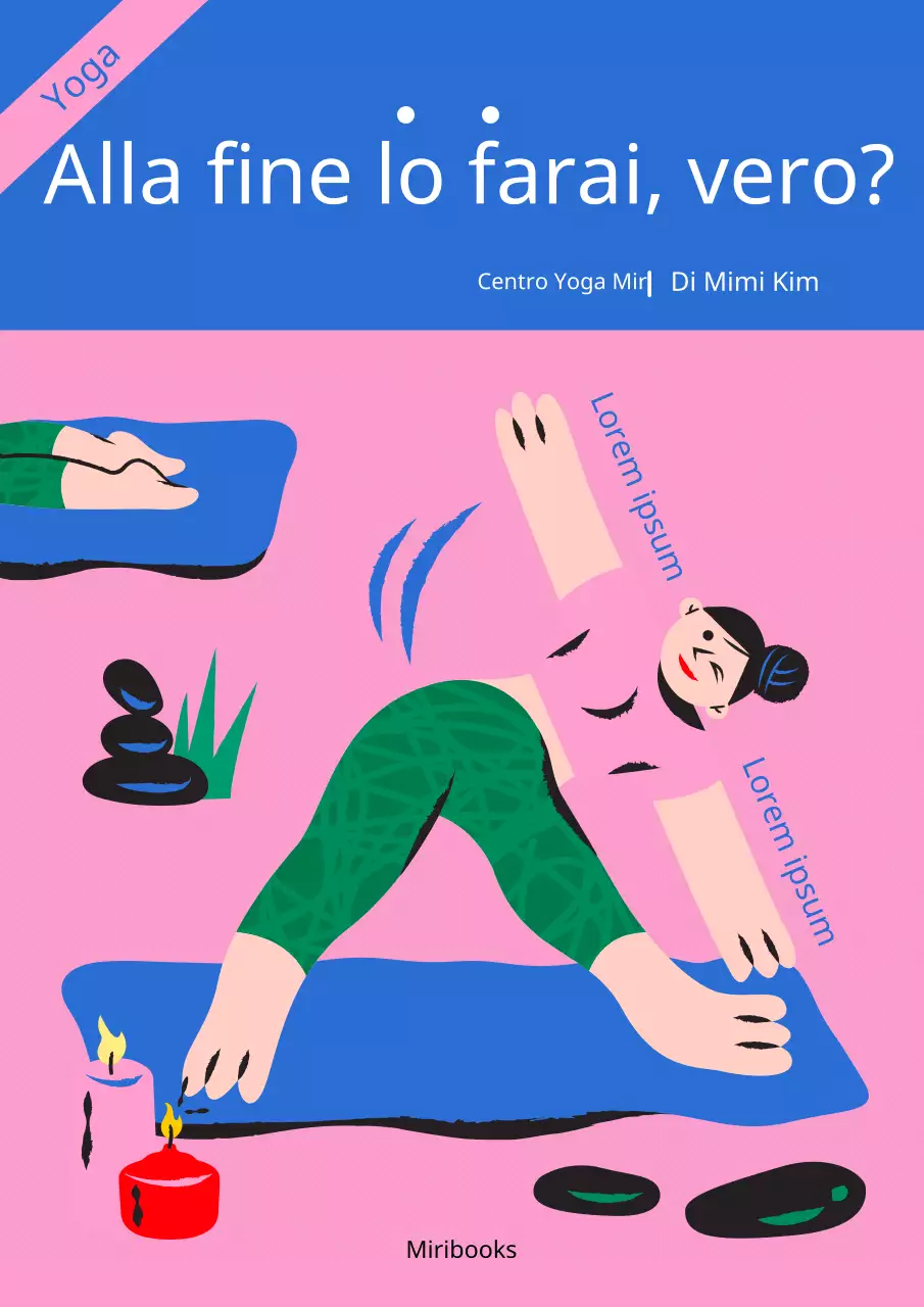 Yogi in blu e rosa Punto Yoga Tutorial