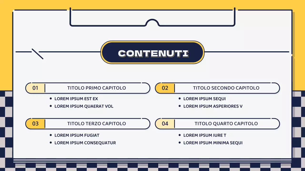 Presentazione sulla progettazione di icone carine e basilari in verde e giallo