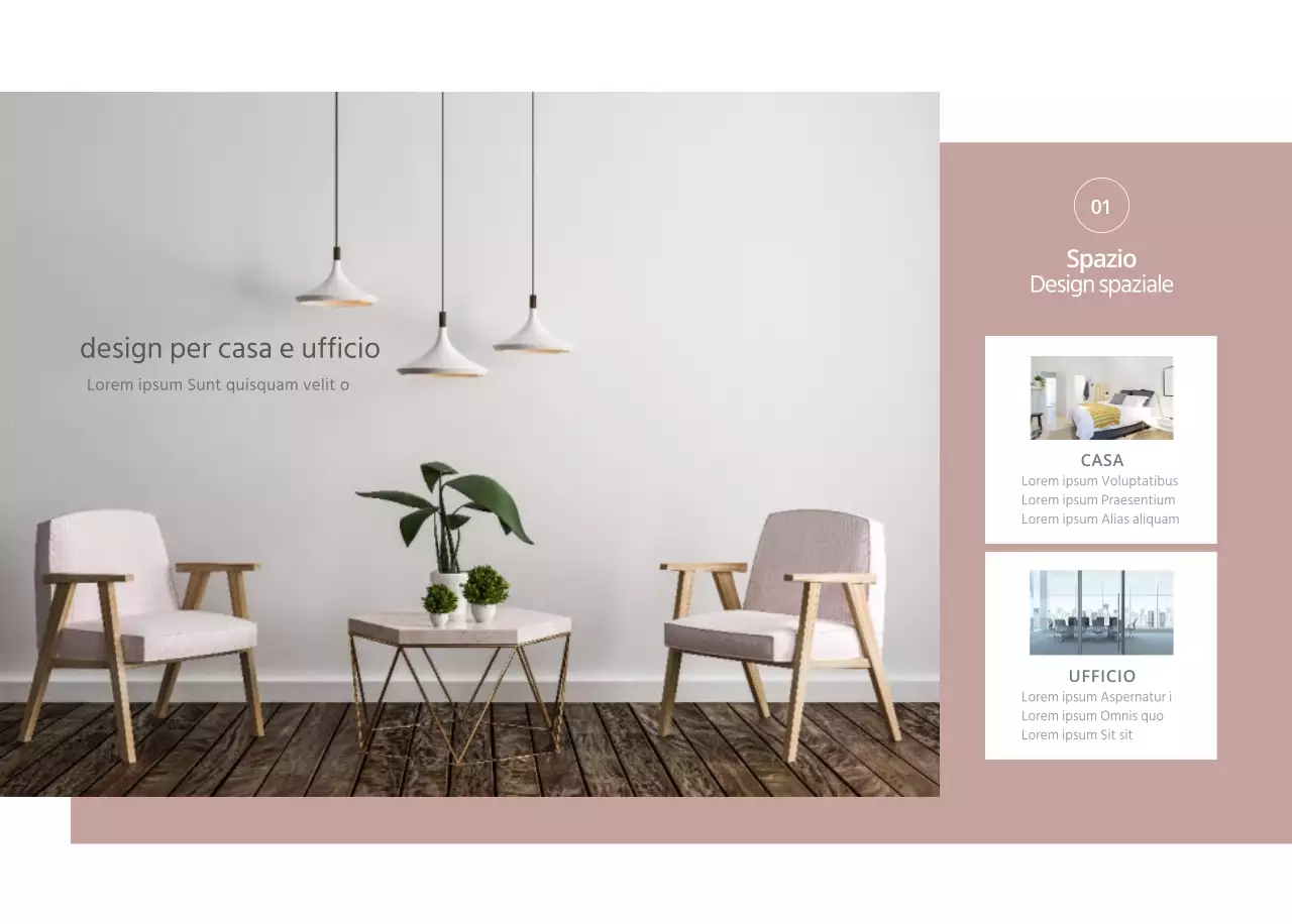 Mobili semplici e naturali in beige e colori neutri