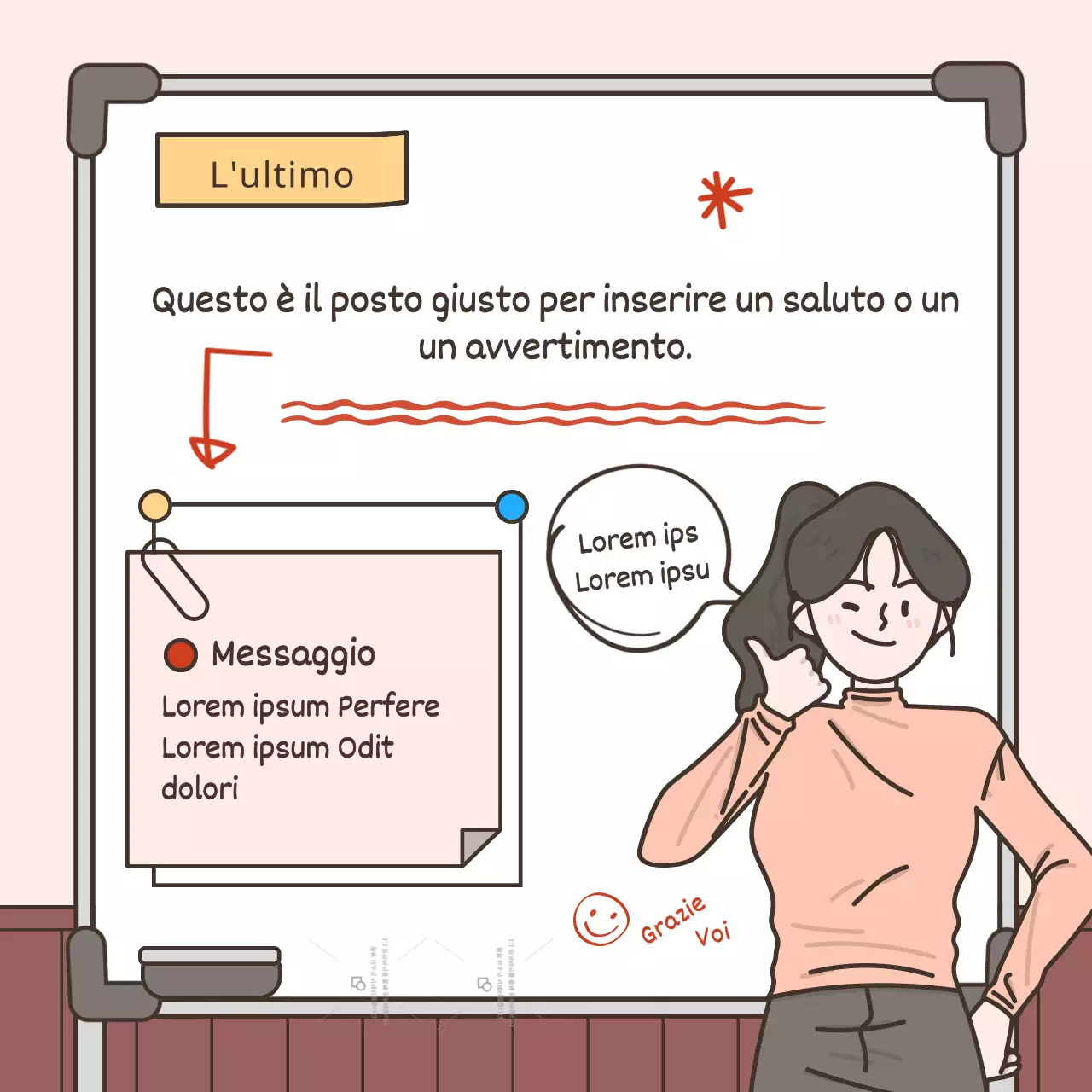 Guida alla sintesi delle informazioni di base in bianco e rosa