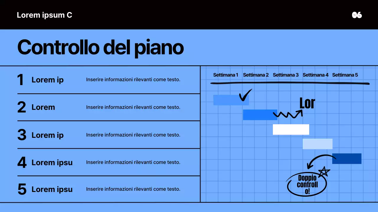 Presentazione di uno studio di marketing con concetto di quaderno blu