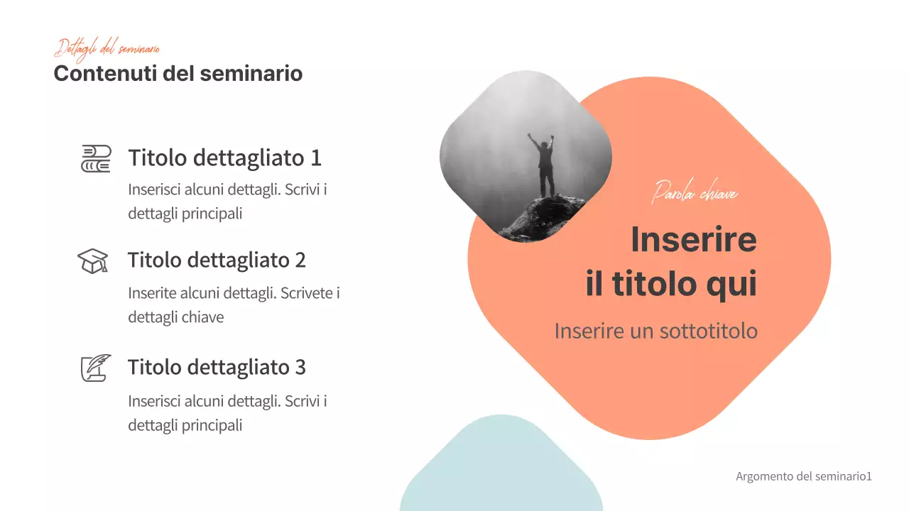 Presentazioni per seminari