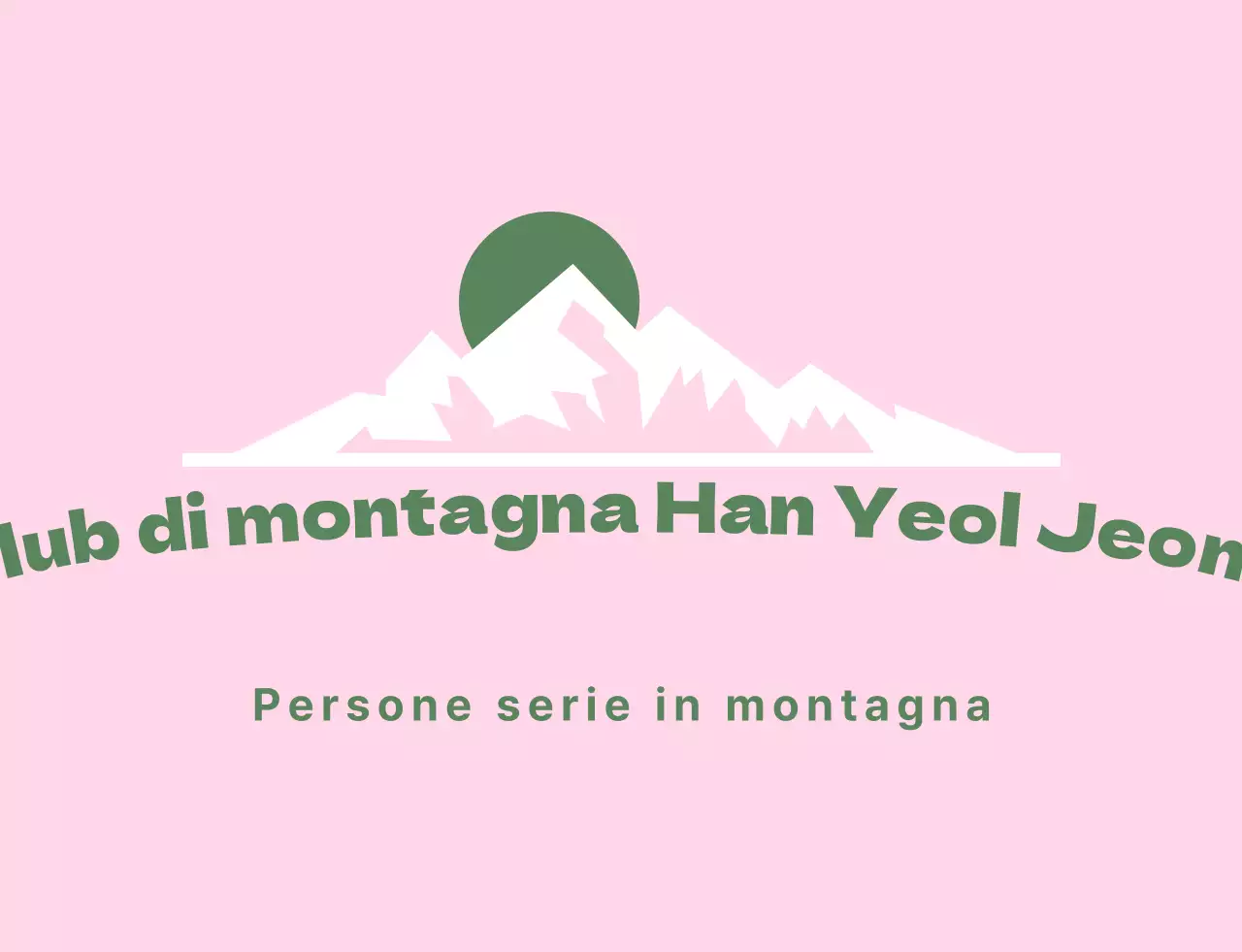 Divisa del club di alpinismo con illustrazione di montagne