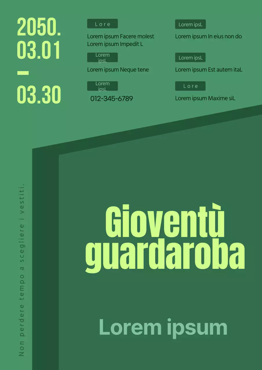 Sul concetto di guardaroba verde e sul noleggio gratuito di abiti