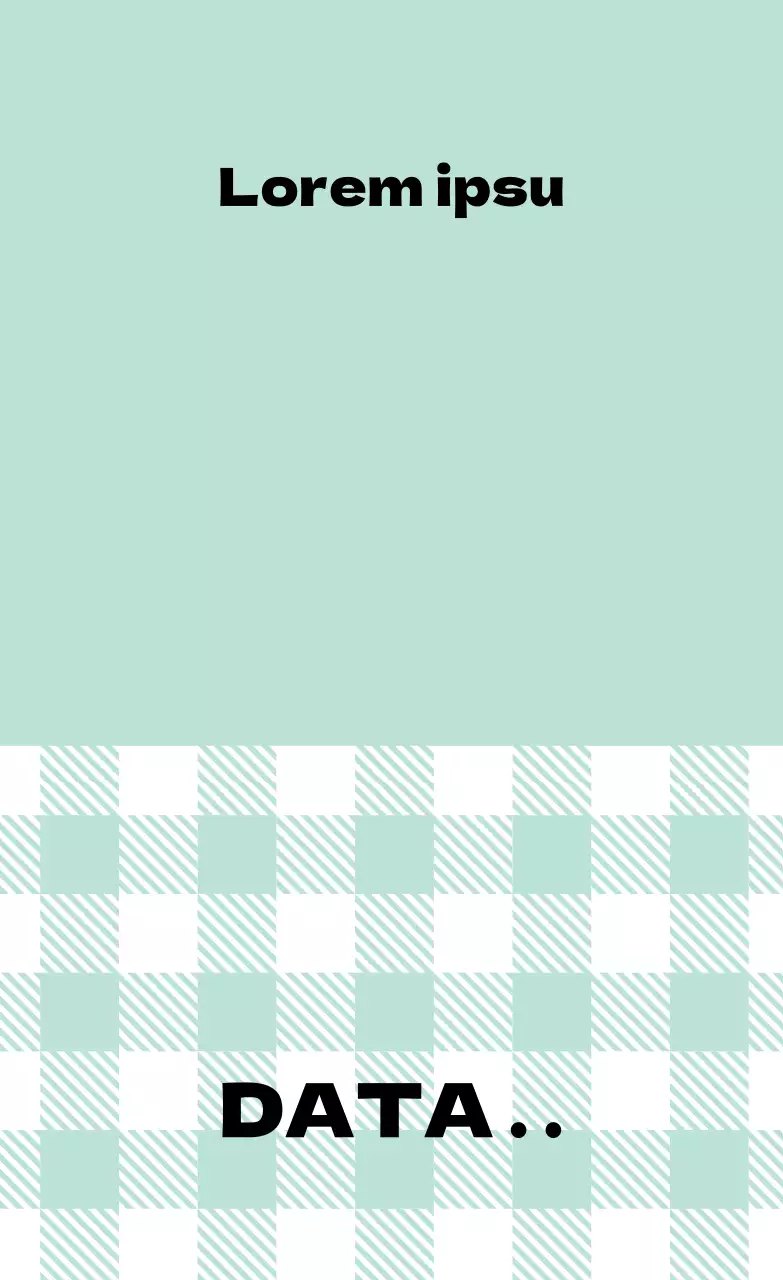 Etichette da cucina a quadretti color menta