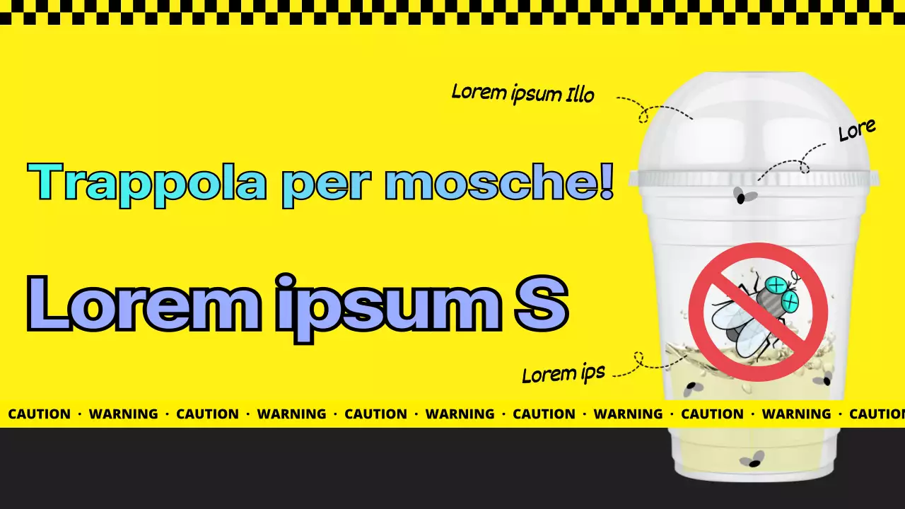 Trappola per mosche della frutta gialle e nere Quante ne avete catturate?