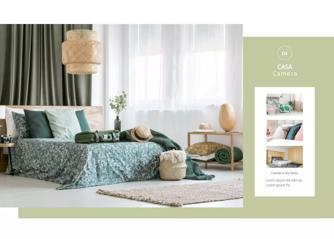 Mobili semplici e naturali in beige e colori neutri