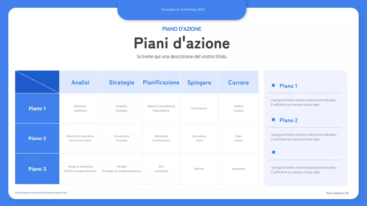 Il manuale di marketing sanitario blu e pulito (presentazione)