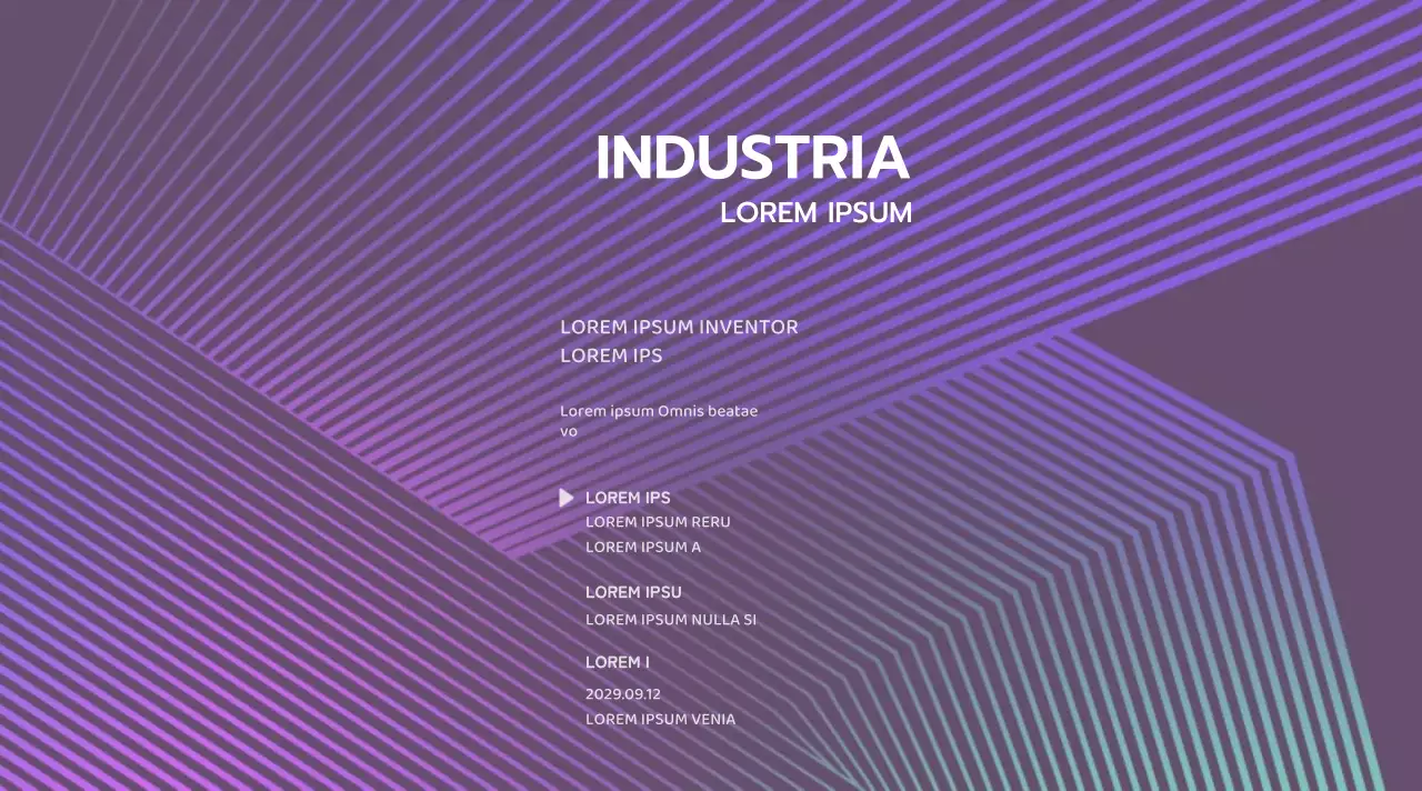 Seminario di lavoro con grafica sfumata viola e nera